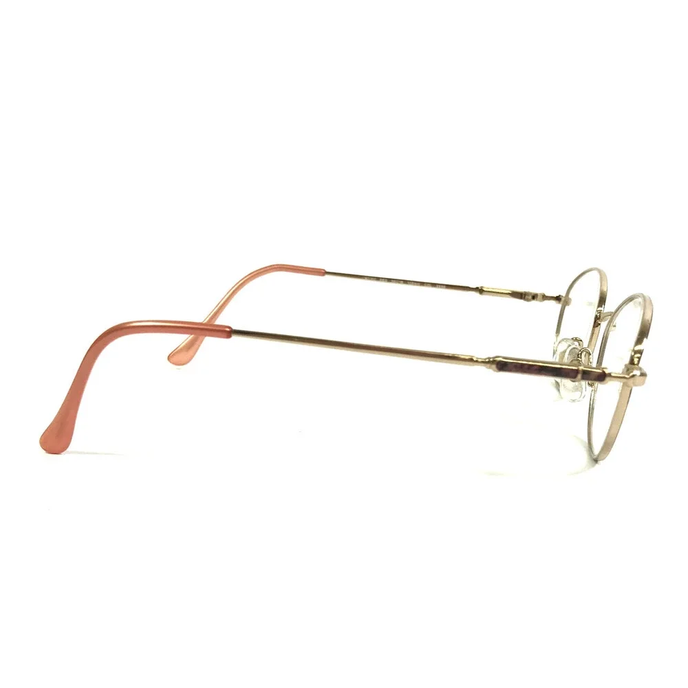Vintage L'AMY Eyeglasses Frames L'ACCENT 203 COL X698 Gold Wire Rim 50-18-135